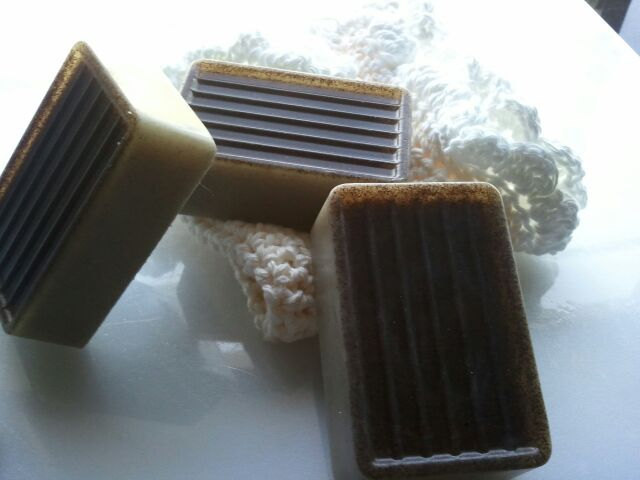 Gardener's Soap LARGE ultra-rich Shea and Cocoa butter goats milk, 6 oz each with Basil EO & Organic Jojoba meal
